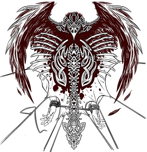 blood eagle tattoo